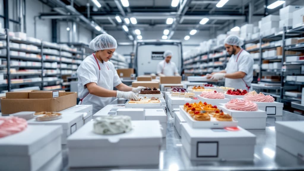 Cake order tracking and delivery process
